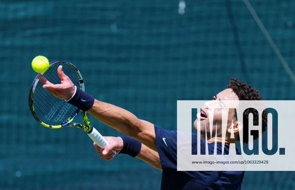 George Loffhagen practices with Jack Draper Wimbledon Tennis Championships, Sunday Practice, The All England Lawn Tennis and Croquet Club, London, UK - 29 Jun 2025London The All England Lawn Tennis and United Kingdom