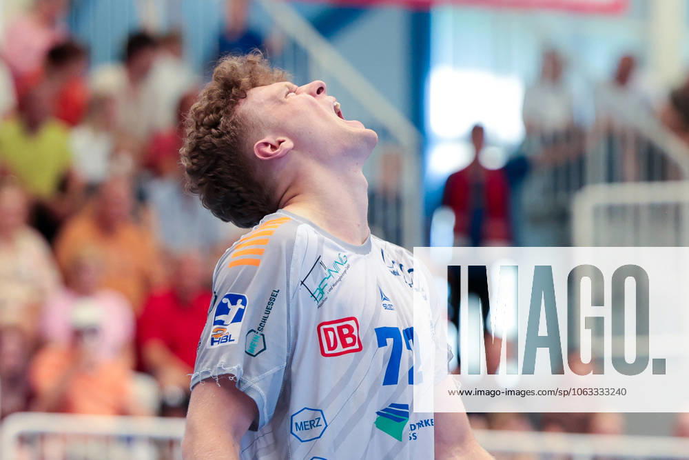 2 Handball Bundesliga, Catch-up match, TuSEM Essen Dessau Rosslauer HV 06, Tim Maximilian Hertzfeld Dessau Rosslauer HV 06 shouts, Essen Sporthalle Am Hallo NRW Germany xRHR PHOTO DEx