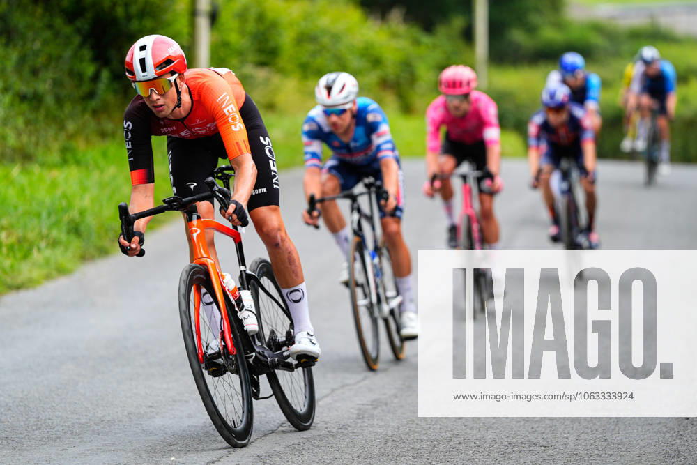2025 Lloyds National Road Championships Picture by Olly Hassell SWpix.com - 29 06 2025 - Cycling - 2025 Lloyds National Road Race Championships - Aberystwyth, Ceredigion, Wales - Open - Samuel Watson (Ineos Grenadiers)
