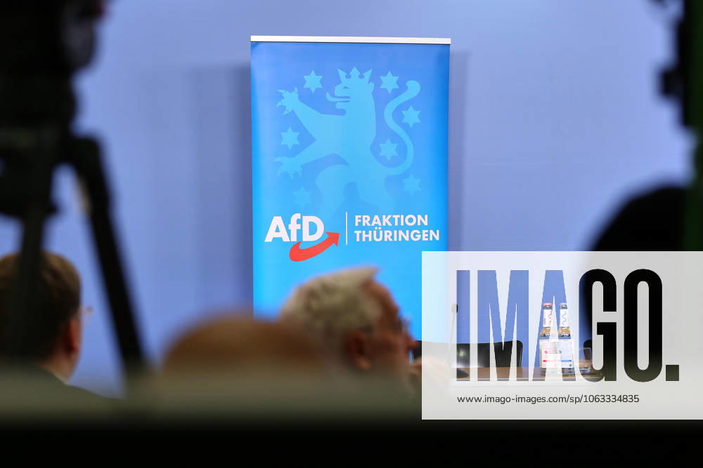 Haus der Bundespressekonferenz Press conference AfD parliamentary group in the Thuringian state parliament, Unconstitutional observation of members of the state parliament by the constitutional protection authorities of the states AfD parliamentary group Thuringia