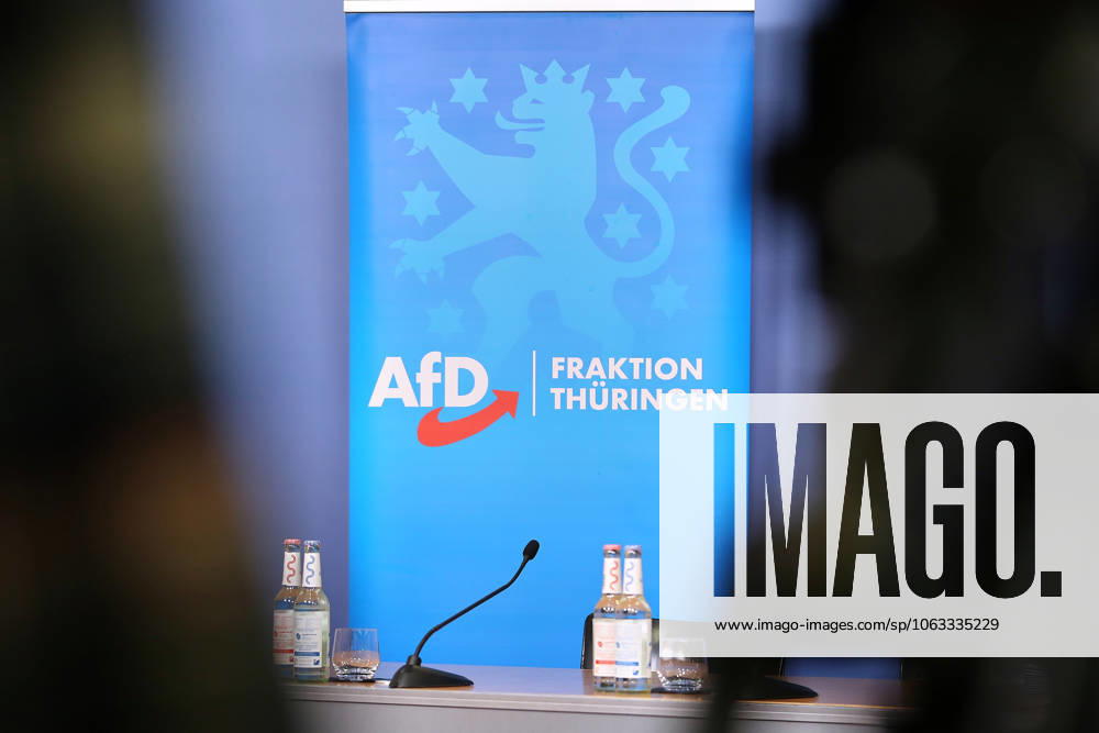 Haus der Bundespressekonferenz Press conference AfD parliamentary group in the Thuringian state parliament, Unconstitutional observation of members of the state parliament by the constitutional protection authorities of the states AfD parliamentary group Thuringia