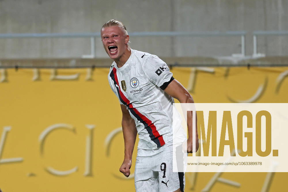30th June 2025; Orlando, Florida, USA; Erling Haaland of Manchester City, celebrates after scoring a goal for 2-2 in the 55th minute during the match between Manchester City FC versus Al-Hilal, in the FIFA Club World Cup 2025, at Camping World Stadium ActionPlus12807522 HeulerxAndrey Content restricted for UK based newspaper