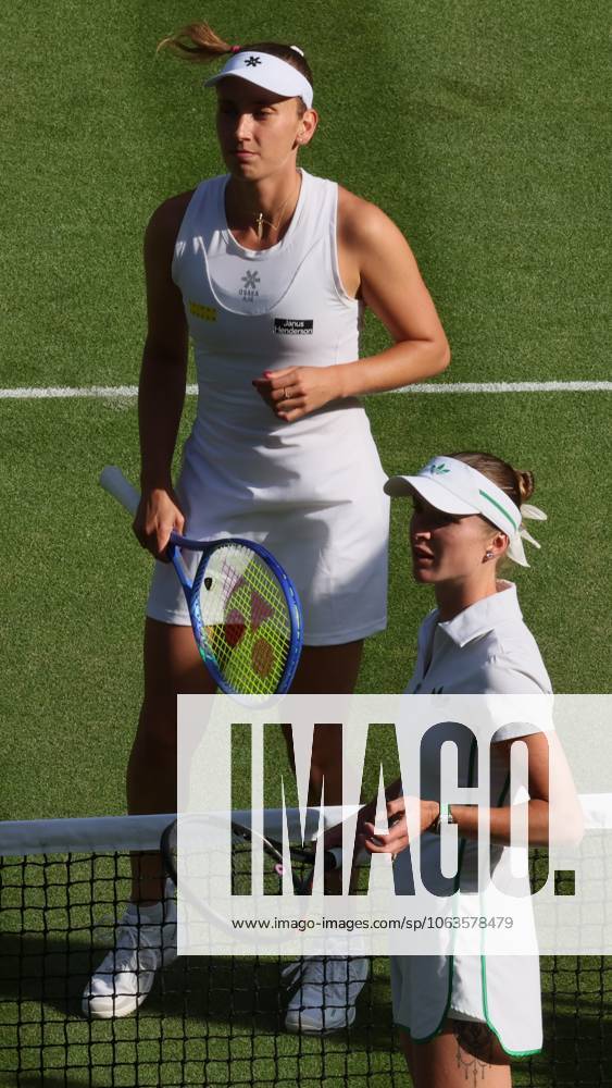 Belgian Elise Mertens reacts during a tennis match against Ukrainian Svitolina, in the third round of the women s singles at the 2025 Wimbledon grand slam tournament, Friday 04 July 2025 at the All England Tennis Club, in South-West London, Britain. BENOITxDOPPAGNE x128423836x