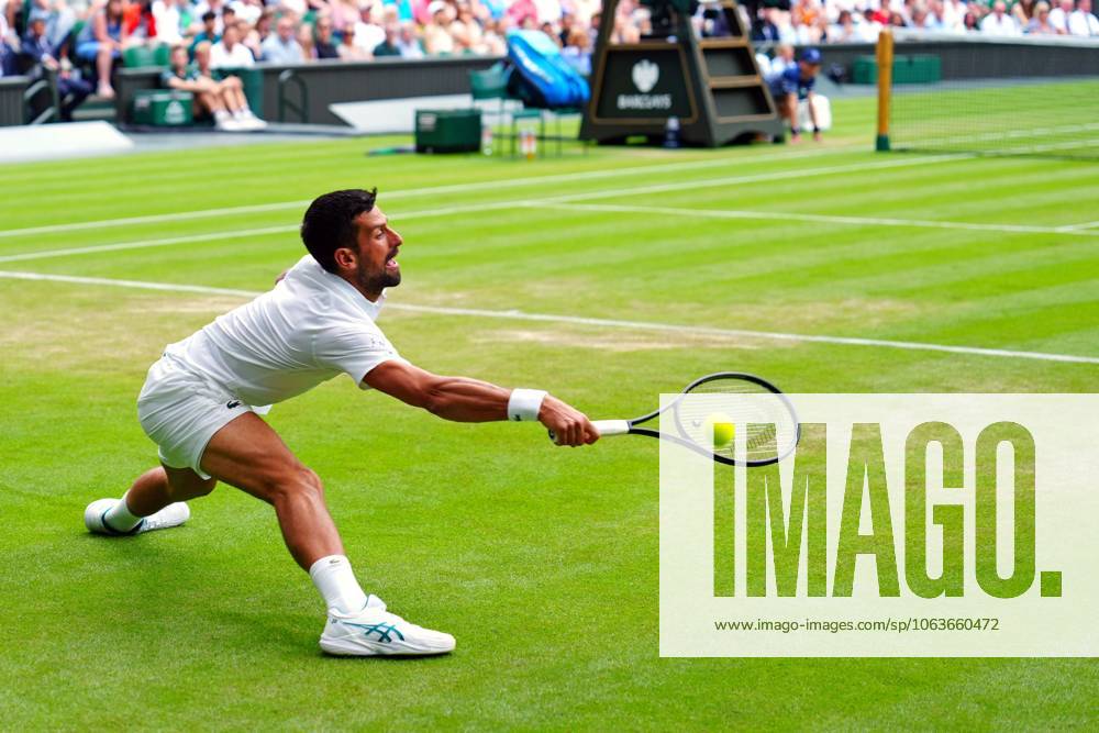 Novak Djokovic during his third round match Wimbledon Tennis Championships, Day 6, The All England Lawn Tennis and Croquet Club, London, UK - 05 Jul 2025London The All England Lawn Tennis and United Kingdom
