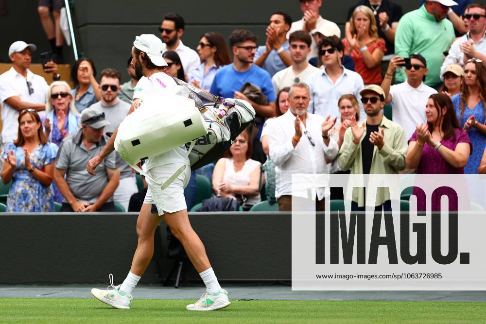 Jordan Thompson is forced to retire in his fourth round match Wimbledon Tennis Championships, Day 7, The All England Lawn Tennis and Croquet Club, London, UK - 06 Jul 2025London The All England Lawn Tennis and United Kingdom