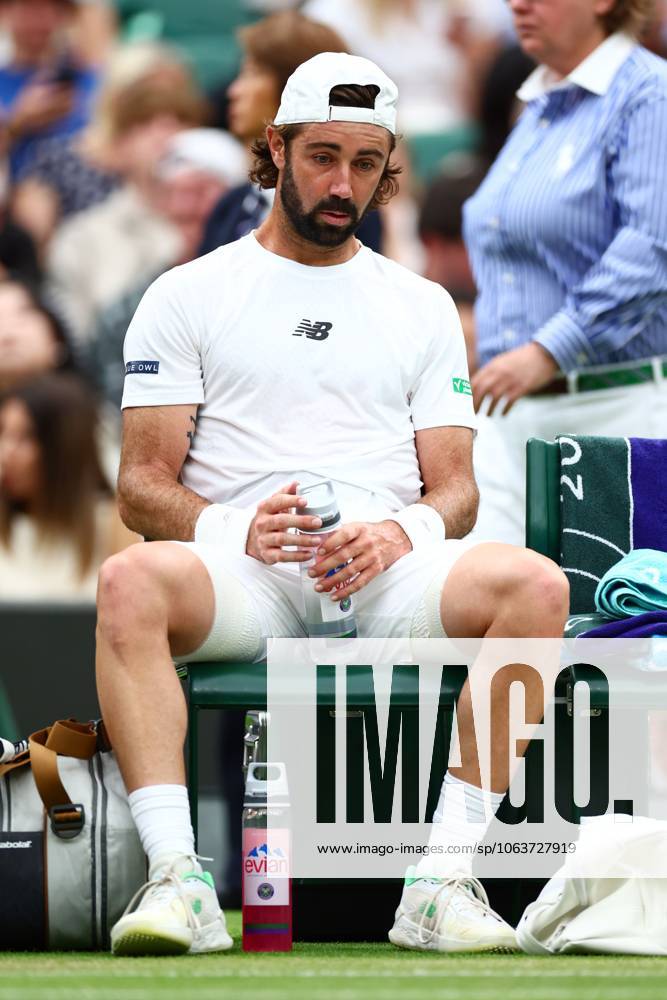 Jordan Thompson during his fourth round match Wimbledon Tennis Championships, Day 7, The All England Lawn Tennis and Croquet Club, London, UK - 06 Jul 2025London The All England Lawn Tennis and United Kingdom