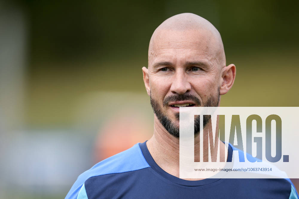Christian Ilzer coach, head coach, Hoffenheim , single picture, single photo, action, action, portrait, portrait, 06 07 2025, Zuzenhausen Germany , football, Bundesliga, training kick-off TSG 1899 Hoffenheim, DFB DFL REGULATIONS PROHIBIT ANY USE OF PHOTOGRAPHS AS IMAGE SEQUENCES AND OR QUASI VIDEO