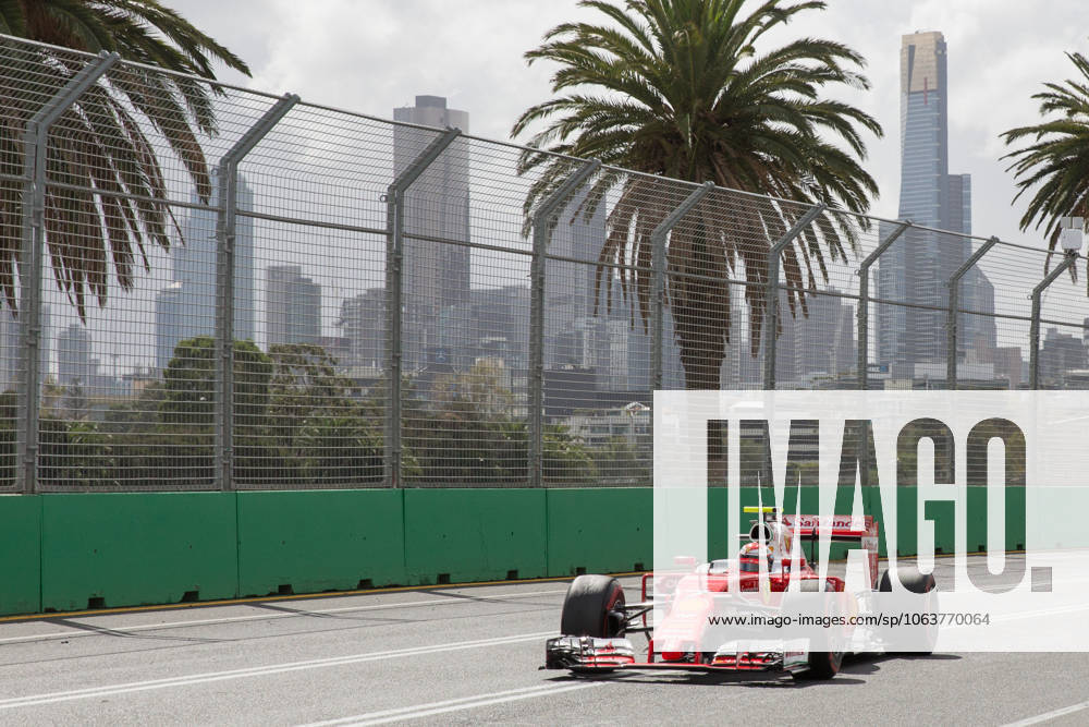 Kimi Raikkonen (FIN) 7 from the Scuderia Ferrari team during practise session three at the 2016 Australian Formula One Grand Prix at Albert Park, Melbourne, Australia. Sydney Low Cal Media