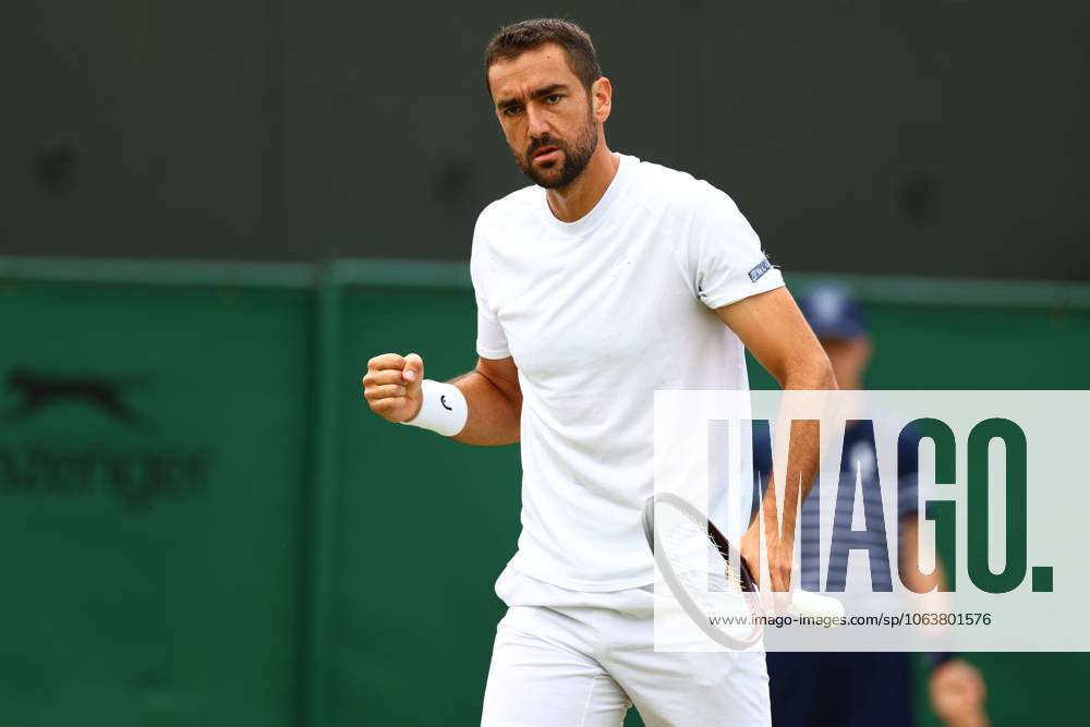 Marin Cilic during his Round of 16 match Wimbledon Tennis Championships, Day 8, The All England Lawn Tennis and Croquet Club, London, UK - 07 Jul 2025London The All England Lawn Tennis and United Kingdom