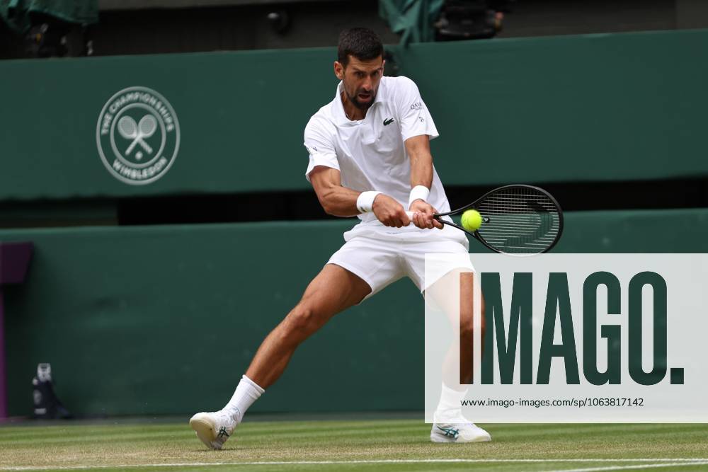 Novak Djokovic during his Round of 16 match Wimbledon Tennis Championships, Day 8, The All England Lawn Tennis and Croquet Club, London, UK - 07 Jul 2025London The All England Lawn Tennis and United Kingdom