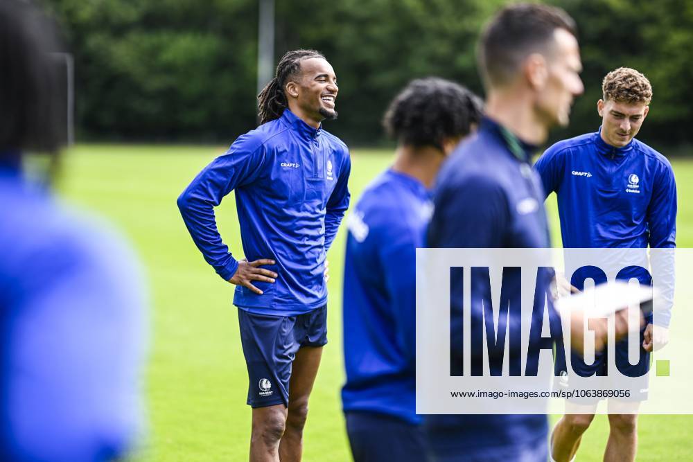 Gent s Archibald Archie Brown pictured at a training session on the second day of the summer stage of Belgian soccer team KAA Gent, Tuesday 08 July 2025 in Horst, Netherlands, in preparation of the upcoming 2025-2026 first division season. TOM GOYVAERTS TomxGoyvaerts x128677189x