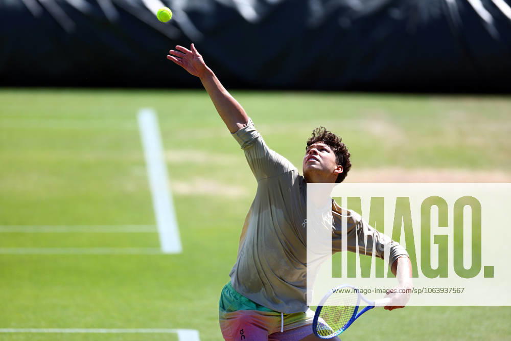 Ben Shelton on the practice courts Wimbledon Tennis Championships, Day 10, The All England Lawn Tennis and Croquet Club, London, UK - 09 Jul 2025London The All England Lawn Tennis and United Kingdom