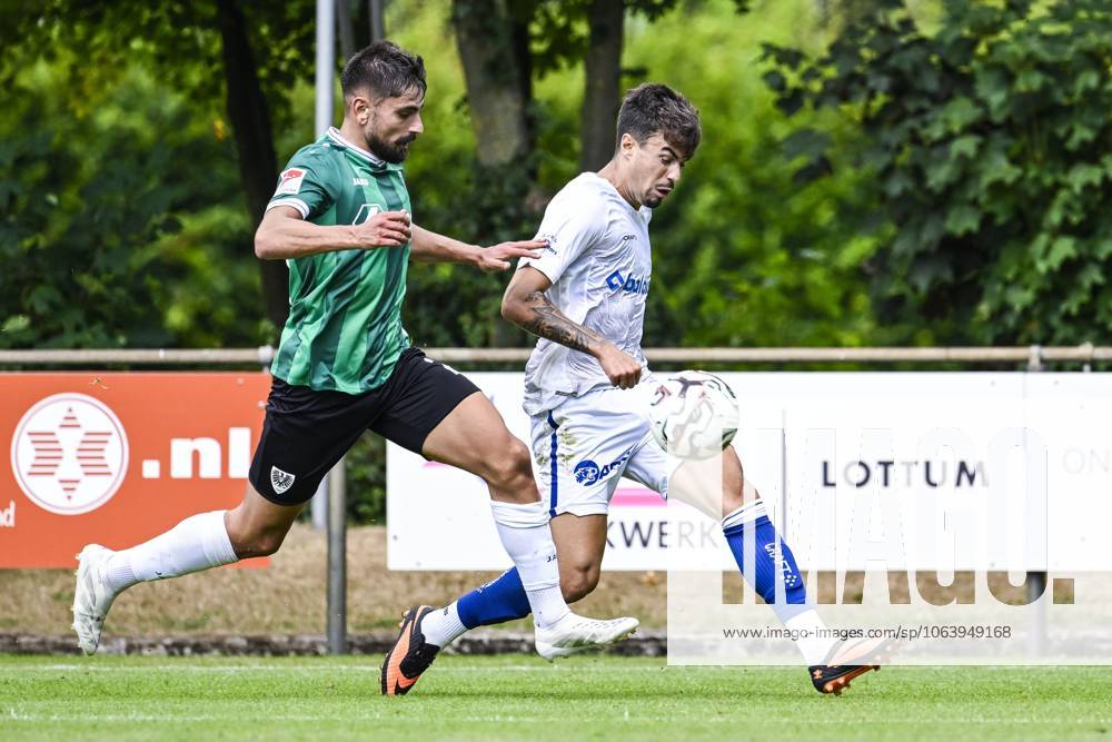 Gent s Tiago Araujo pictured in action during a friendly soccer game between Belgian KAA Gent and German Preussen Munster, on Wednesday 09 July 2025 in Horst, the Netherlands. Gent is on a summer camp to prepare for the upcoming 2025-2026 first division season. TOM GOYVAERTS TomxGoyvaerts x128765916x