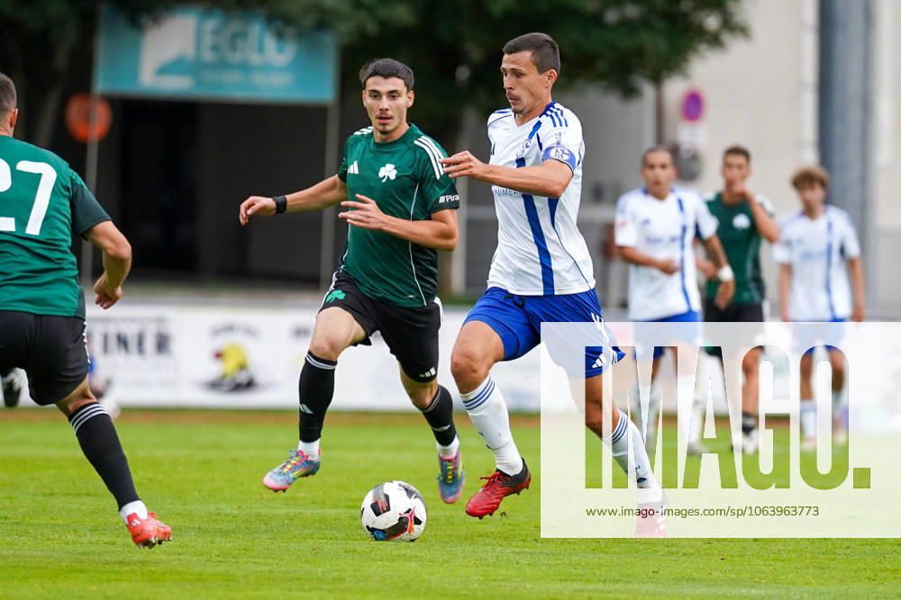 FC Schalke 04 training camp Neustift im Stubaital test match 09 07 2025 FC Schalke 04 vs Panathinaikos Athens Silberstadt Arena Schwaz, Austria Ron Schallenberg Schalke 04