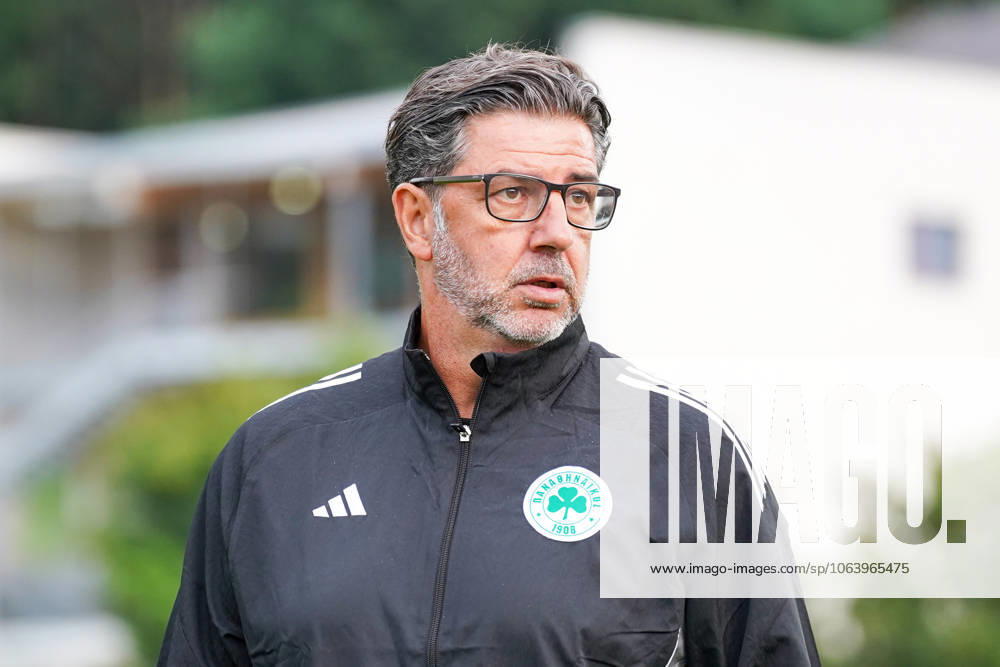 FC Schalke 04 training camp Neustift im Stubaital test match 09 07 2025 FC Schalke 04 vs Panathinaikos Athens Silberstadt Arena Schwaz, Austria Coach Rui Vitoria Panathinaikos
