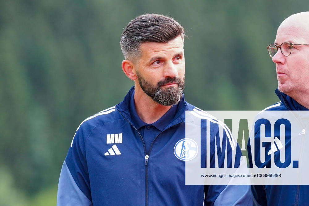 FC Schalke 04 training camp Neustift im Stubaital test match 09 07 2025 FC Schalke 04 vs Panathinaikos Athens Silberstadt Arena Schwaz, Austria Coach Miron Muslic Schalke 04