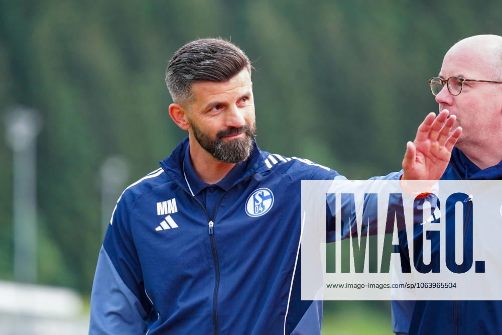 FC Schalke 04 training camp Neustift im Stubaital test match 09 07 2025 FC Schalke 04 vs Panathinaikos Athens Silberstadt Arena Schwaz, Austria Coach Miron Muslic Schalke 04