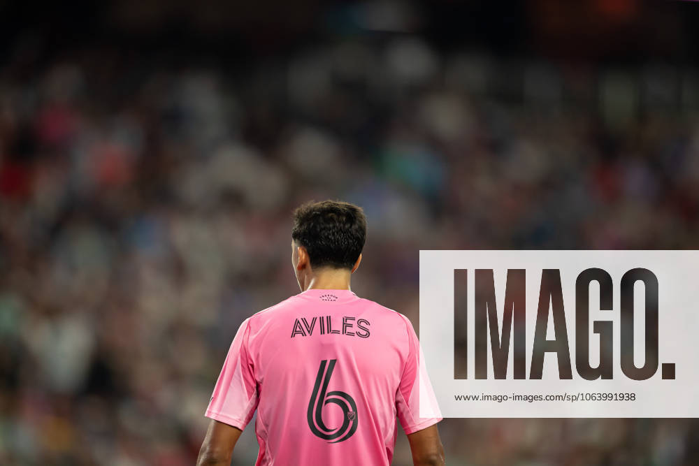 Foxborough, Massachusetts, USA; Inter Miami CF defender Tomas Aviles (6) in a Major League Soccer game between the New England Revolution and Inter Miami CF at Gillette Stadium. (c) CSM - ZUMAc04_ 20250709_zma_c04_202