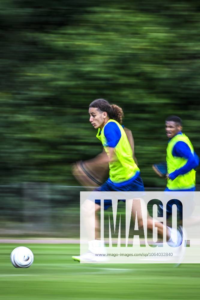 Gent s Mohamed El Adfaoui pictured in action during a training session of Belgian soccer team KAA Gent, during their summer camp in Horst, the Netherlands on Thursday 10 July 2025. The team is preparing for the upcoming 2025-2026 first division season. TOM GOYVAERTS TomxGoyvaerts x128856378x