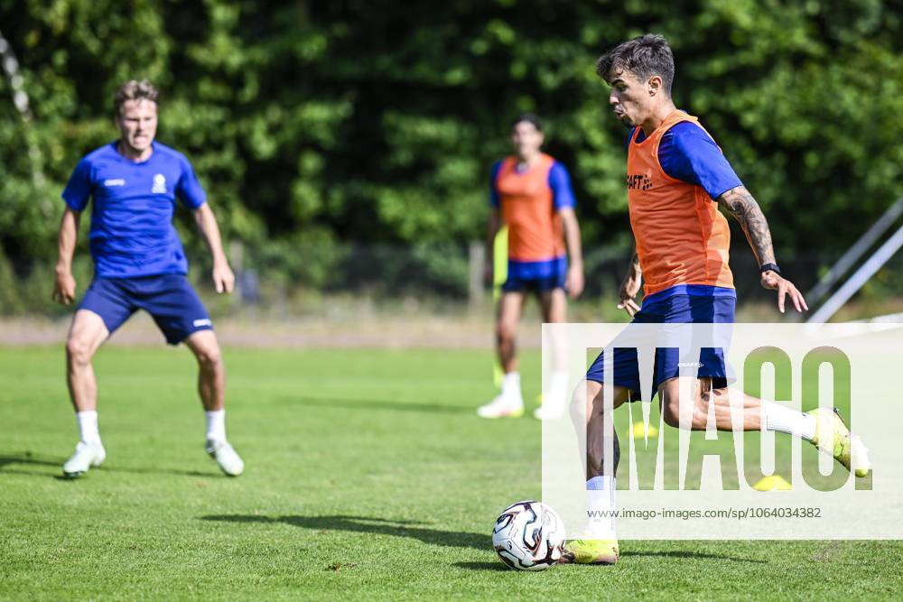 Gent s Tiago Araujo pictured in action during a training session of Belgian soccer team KAA Gent, during their summer camp in Horst, the Netherlands on Thursday 10 July 2025. The team is preparing for the upcoming 2025-2026 first division season. TOM GOYVAERTS TomxGoyvaerts x128859050x