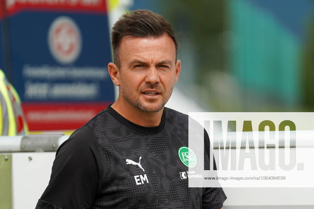 FC Schalke 04 training camp Neustift im Stubaital Test match 12 07 2025 FC Schalke 04 vs FC St Gallen Velly Arena Imst, Austria Coach Enrico Maassen St Gallen