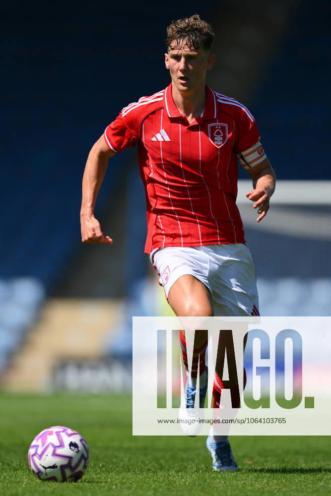 Chesterfield v Nottingham Forest - Pre-Season Friendly Ryan Yates of Nottingham Forest is in action during the pre-season friendly match between Chesterfield and Nottingham Forest at the SMH Group Stadium in Chesterfield, England, on July 12, 2025. Chesterfield Derbyshire United Kingdom