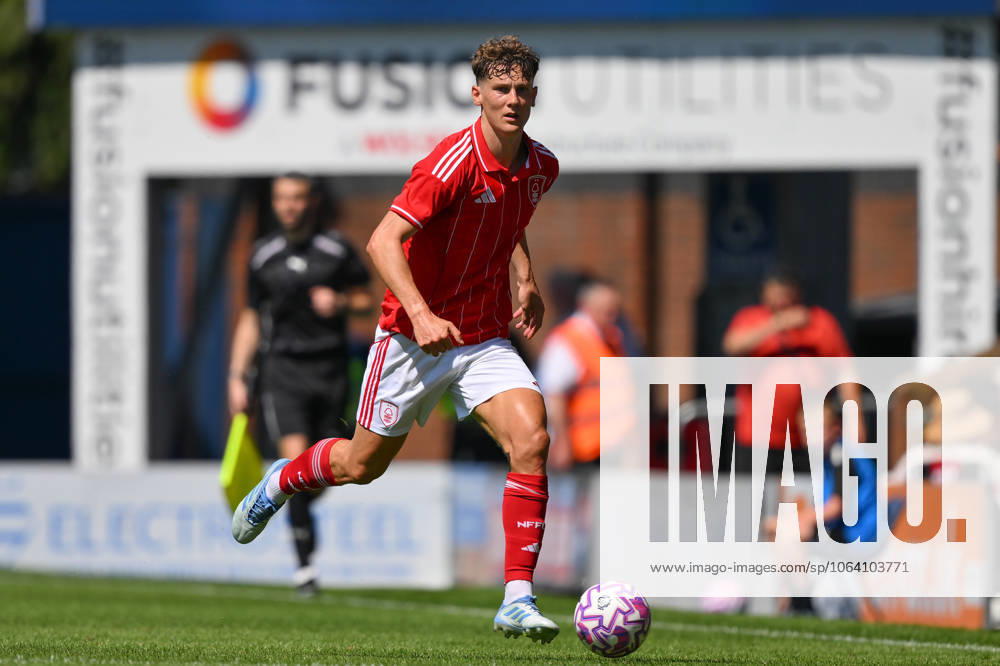 Chesterfield v Nottingham Forest - Pre-Season Friendly Ryan Yates of Nottingham Forest is in action during the pre-season friendly match between Chesterfield and Nottingham Forest at the SMH Group Stadium in Chesterfield, England, on July 12, 2025. Chesterfield Derbyshire United Kingdom