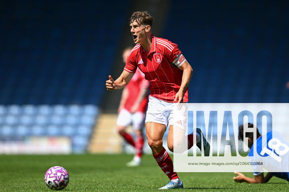 Chesterfield v Nottingham Forest - Pre-Season Friendly Ryan Yates of Nottingham Forest participates in the pre-season friendly match between Chesterfield and Nottingham Forest at the SMH Group Stadium in Chesterfield, England, on July 12, 2025. Chesterfield Derbyshire United Kingdom