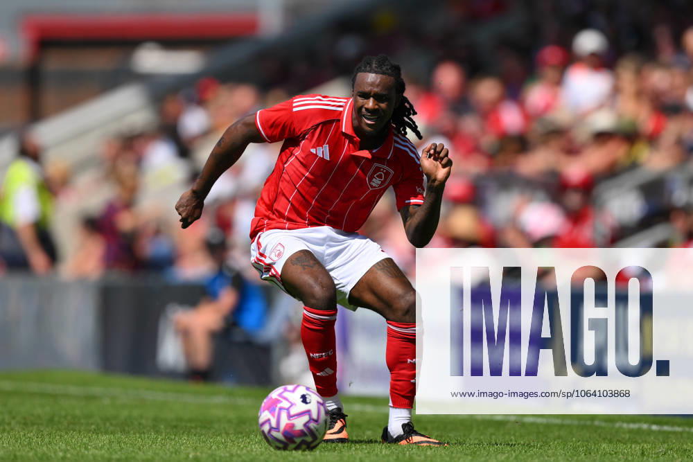 Chesterfield v Nottingham Forest - Pre-Season Friendly Omar Richards of Nottingham Forest participates in the pre-season friendly match between Chesterfield and Nottingham Forest at the SMH Group Stadium in Chesterfield, England, on July 12, 2025. Chesterfield Derbyshire United Kingdom