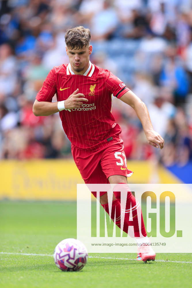 Fußball Vorsaison-Freundschaftsspiel Preston North End gegen Liverpool 13. Juli 2025 Vorsaison-Freundschaftsspiel Preston North End gegen Liverpool Milos Kerkez von Liverpool Foto Simon Stacpoole Abseits Preston UK
