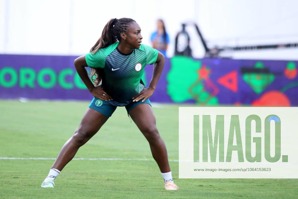 Michelle Alozie of Nigeria during the 2025 Women s Africa Cup of Nations (WAFCON) match between Nigeria and Algeria at Stade Larbi Zaouli on July 13, 2025 in Casablanca. Photo by Justina Aniefiok