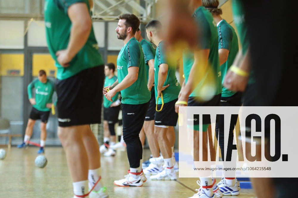 HBL1 Training kick-off of SC DHfK Leipzig, 17 07 25 Lukas Binder 11, SC DHfK Leipzig Handball, DAIKIN HBL, Season 2025 2026, Training kick-off of SC DHfK Leipzig on 17 07 25 in the Quarterback Immobilien Arena Leipzig Kleine Arena