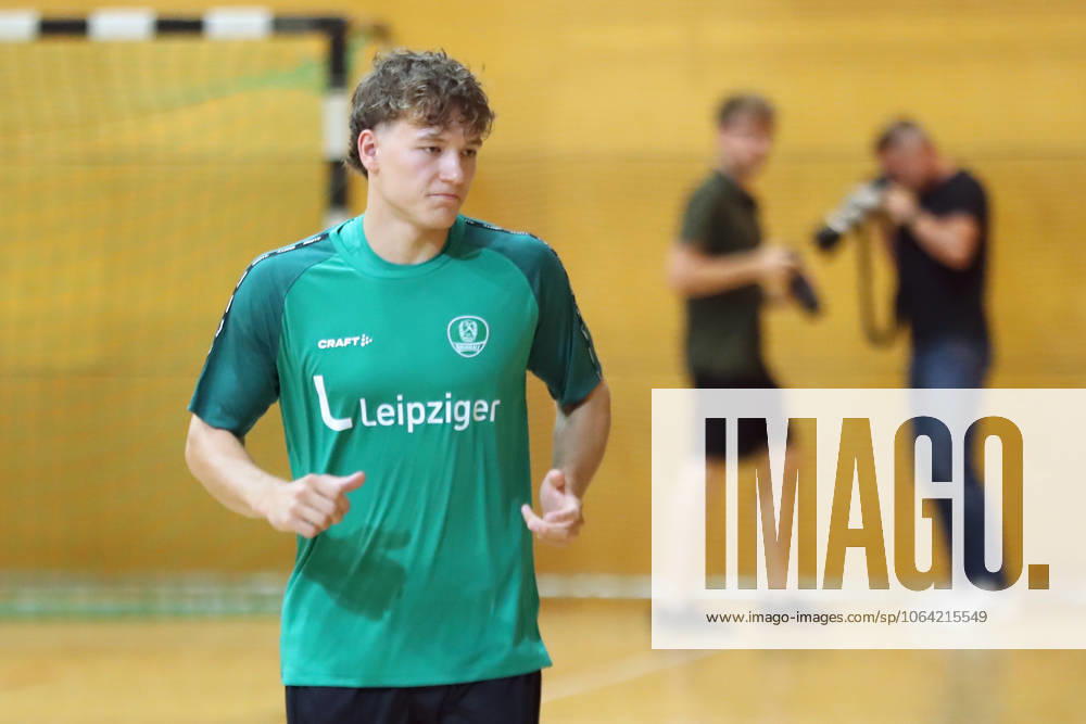 HBL1 Training kick-off of SC DHfK Leipzig, 17 07 25 Tom Koschek 76, SC DHfK Leipzig Handball, DAIKIN HBL, Season 2025 2026, Training kick-off of SC DHfK Leipzig on 17 07 25 in the Quarterback Immobilien Arena Leipzig Kleine Arena