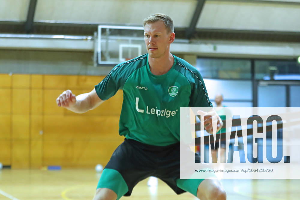 HBL1 Training kick-off of SC DHfK Leipzig, 17 07 25 Adam Lönn 15, SC DHfK Leipzig Handball, DAIKIN HBL, Season 2025 2026, Training kick-off of SC DHfK Leipzig on 17 07 25 in the Quarterback Immobilien Arena Leipzig Kleine Arena