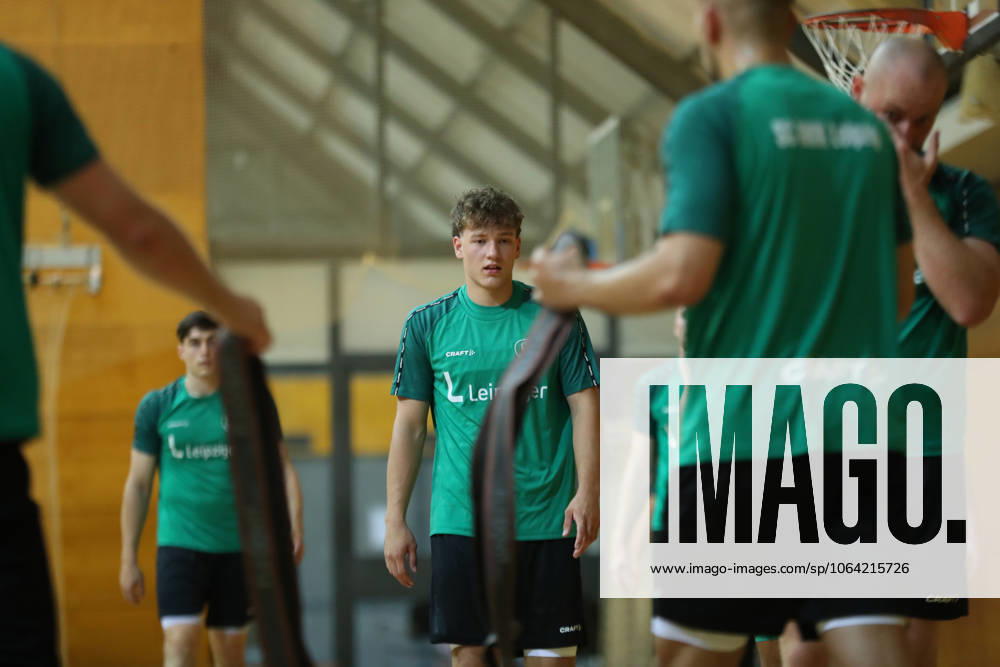 HBL1 Training kick-off of SC DHfK Leipzig, 17 07 25 Tom Koschek 76, SC DHfK Leipzig Handball, DAIKIN HBL, Season 2025 2026, Training kick-off of SC DHfK Leipzig on 17 07 25 in the Quarterback Immobilien Arena Leipzig Kleine Arena