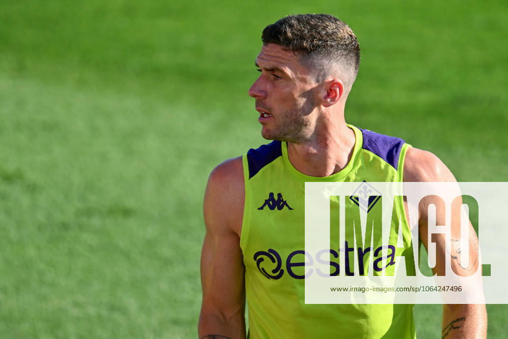ACF Fiorentina s defender Robin Gosens during ACF Fiorentina training session, Italian soccer Serie A match in Bagno a Ripoli (FI), Italy, July 15 2025