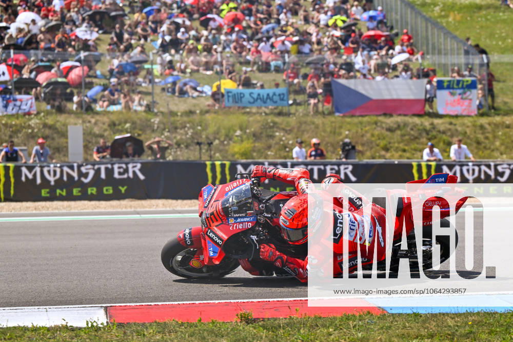 The Grand Prix of the Czech Republic, MotoGP category World Championship, WM, Weltmeisterschaft race, in Brno, Czech Republic, on July 20, 2025. MotoGP category winner Marc Marquez from Spain, Ducati Lenovo Team. (CTKxPhoto VaclavxSalek) CTKPhotoP2025072003593 CTKPhotoP2025072003593