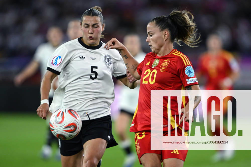 Cm Zurigo 23 07 2025 - Europeo femminile 2025 Germania-Spagna foto Cristiano Mazzi Image nella foto: Carlotta Wamser-Claudia Pina