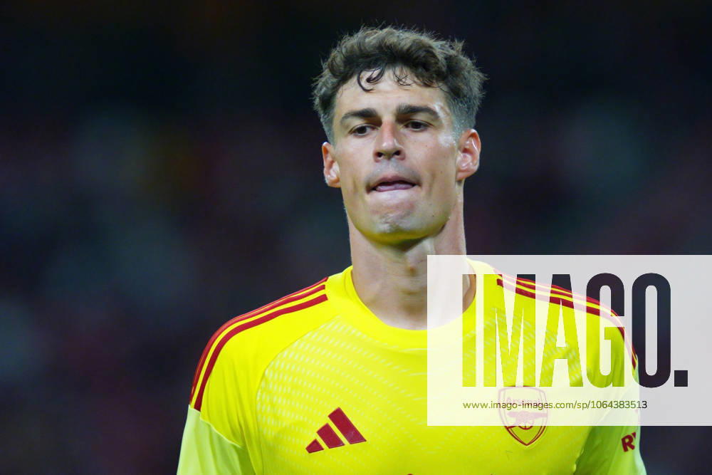 Arsenal FC V AC Milan - Pre-Season Friendly Match Kepa Arrizabalaga of Arsenal plays during the pre-season friendly match between Arsenal FC and AC Milan at National Stadium in Singapore on July 23, 2025. Singapore Singapore