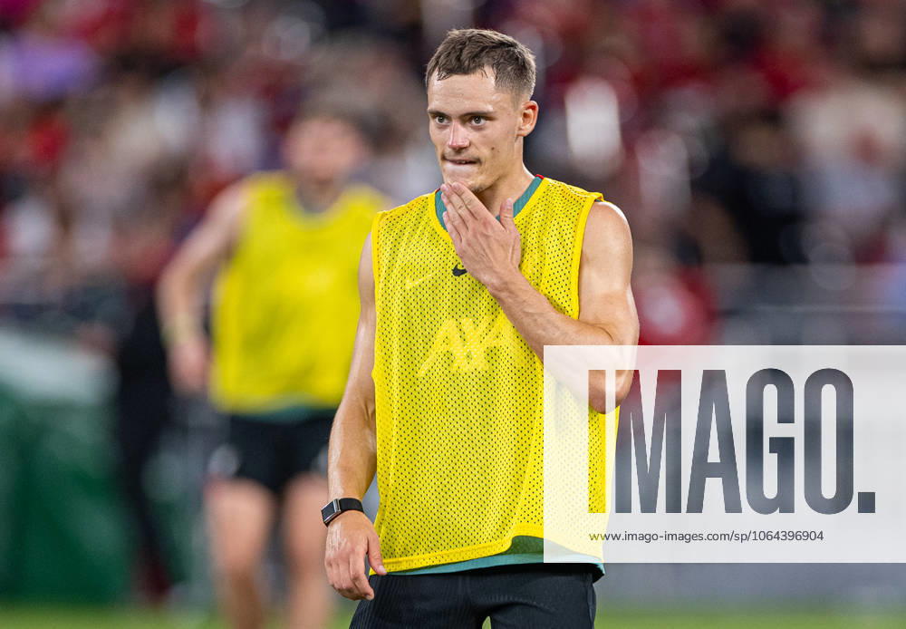 Football - Pre-Season - Liverpool FC Training HONG KONG - Thursday, July 24, 2025: Liverpool s Florian Wirtz during a training session at the Kai Tak Stadium in Hong Kong ahead of the Hong Kong Football Festival 2025 pre-season tournament, on Day Four of the club s Asia Tour. (Photo by David Rawcliffe Propaganda) HONG KONG Rosewood Hotel HONG KONG CHINA