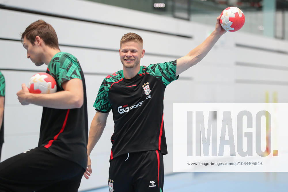 Handball Daikin HBL SC Magdeburg training kick-off 2025 season 26, v l Sebastian Barthold Magdeburg, Magdeburg