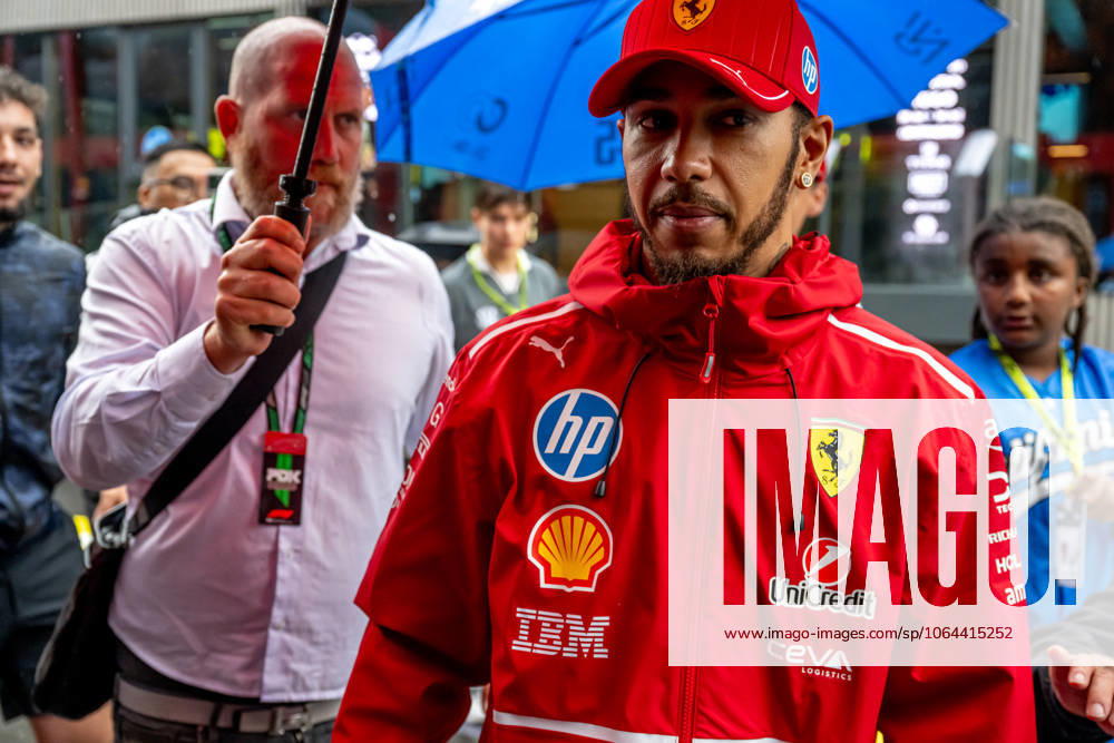 STAVELOT, BELGIUM: Lewis Hamilton, racing for the Ferrari team during the 2025 Formula 1 Belgian Grand Prix at the Circuit de Spa-Francorchamps in Stavelot, Belgium