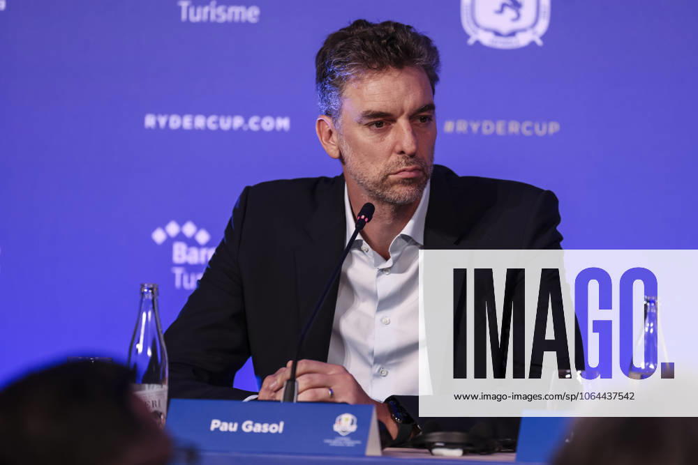 Pau Gasol attends his press conference, PK, Pressekonferenz during the presentation Ryder Cup 2031 at Camiral Golf & Wellness on July 25, 2025 in Caldes de Malavella, Girona, Spain. Caldes De Malavella SPAIN - ZUMAa181 20250725_zaa_a181_033
