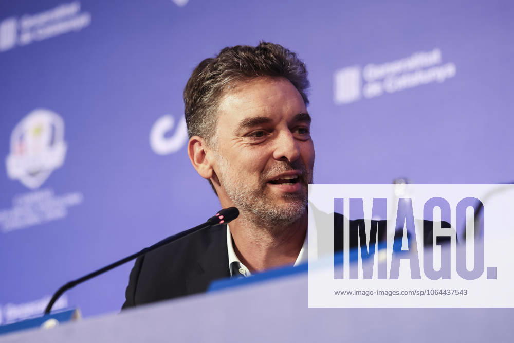 Pau Gasol attends his press conference, PK, Pressekonferenz during the presentation Ryder Cup 2031 at Camiral Golf & Wellness on July 25, 2025 in Caldes de Malavella, Girona, Spain. Caldes De Malavella SPAIN - ZUMAa181 20250725_zaa_a181_037