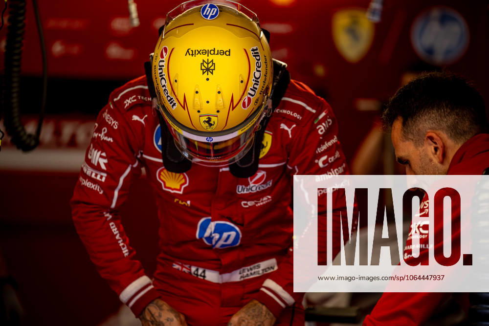 STAVELOT, BELGIUM: Lewis Hamilton, racing for the Ferrari team during the 2025 Formula 1 Belgian Grand Prix at the Circuit de Spa-Francorchamps in Stavelot, Belgium