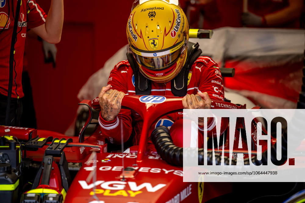 STAVELOT, BELGIUM: Lewis Hamilton, racing for the Ferrari team during the 2025 Formula 1 Belgian Grand Prix at the Circuit de Spa-Francorchamps in Stavelot, Belgium