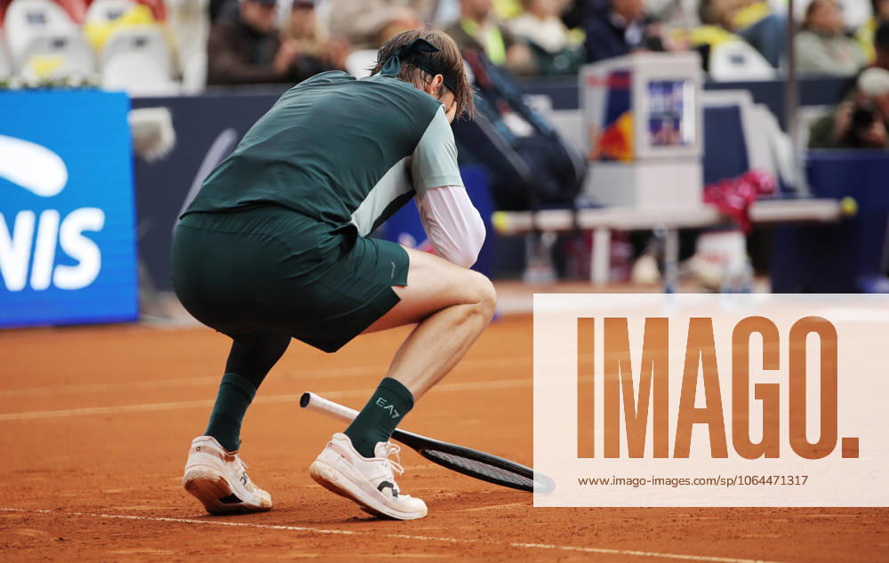 TENNIS - ATP, Tennis Herren Generali Open 2025 KITZBUEHEL,AUSTRIA,26.JUL.25 - TENNIS - ATP World Tour, Generali Open. Image shows the rejoicing of Alexander Bublik (KAZ). GEPAxpictures xMatthiasxHauer