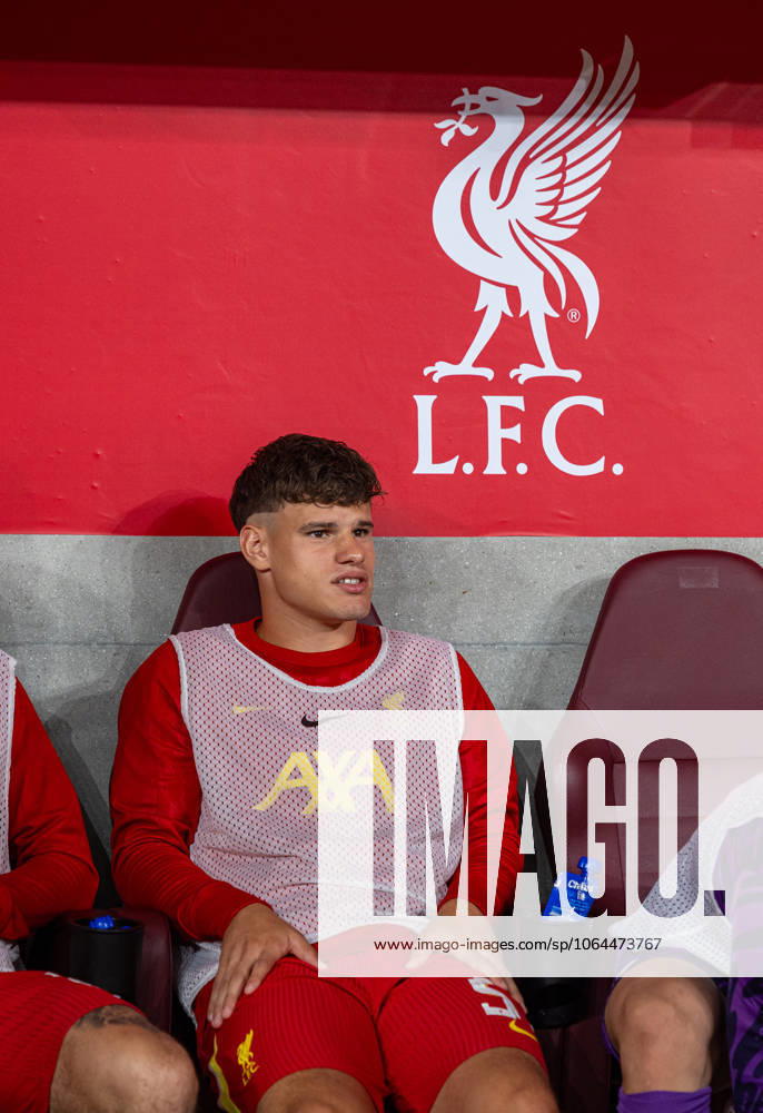 Football - Pre-Season - Liverpool FC v AC Milan HONG KONG - Saturday, July 26, 2025: Liverpool s Milos Kerkez during the Hong Kong Football Festival 2025 pre-season match against AC Milan at the Kai Tak Stadium in Hong Kong on Day Six of the club s Asia Tour. (Photo by David Rawcliffe Propaganda) HONG KONG Kai Tak Stadium HONG KONG CHINA