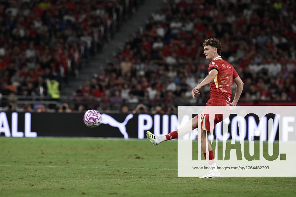 Hong Kong Football Fest - Liverpool VS AC Milan Tyler Morton of Liverpool during a Club Friendlies match between AC Milan and Liverpool at the Hong Kong Football Fest in Kai Tak Stadium on July 26, 2025 in Hong Kong. (Photo by Kobe Li Nexpher Images)