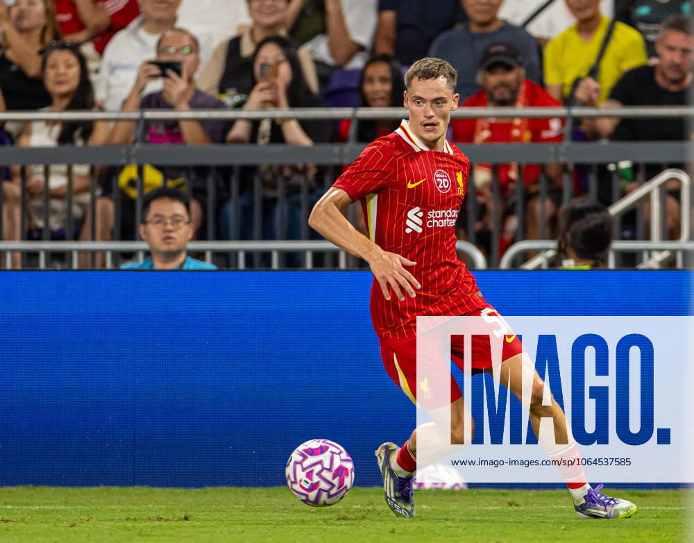 Football - Pre-Season - Liverpool FC v AC Milan HONG KONG - Saturday, July 26, 2025: Liverpool s Florian Wirtz during the Hong Kong Football Festival 2025 pre-season match between Liverpool FC and AC Milan at the Kai Tak Stadium. (Photo by David Rawcliffe Propaganda) HONG KONG Kai Tak Stadium HONG KONG CHINA